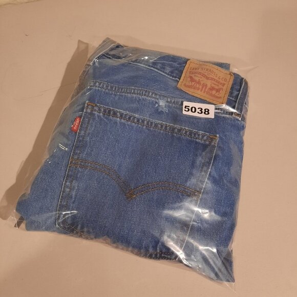 Levis Jeans Womens 32x27 Low Pro Straight Baggy Slouchy Skater Grunge 90s Hemmed - Picture 15 of 15